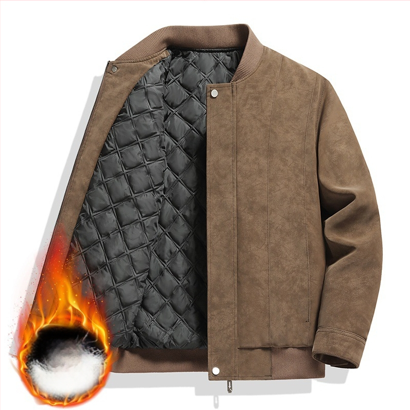 Pavasario ir rudens nauja užsienio prekybos didmeninė motociklo striukė paaugliams vyriška zomšos PU striukė vyriška laisvalaikio odinė vėjo nepraleidžianti striukė