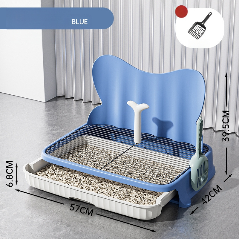 2025 m. stalčiaus tipo šunų tualetas, šunims, mažiems šunims, šuniukams, apsaugantis nuo žingsnių, smėlio dubenėlis, meškiukų kakučių dubenėlis