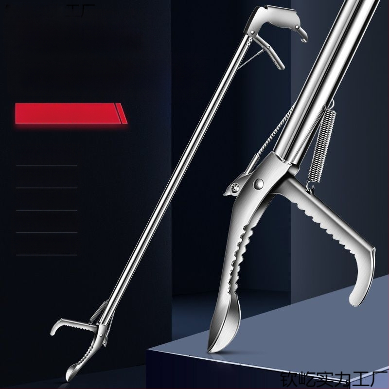 Pagarināts zuša klipsis jūras makšķerēšanai, sabiezinātas zuša knaibles, saliekamas čūskas āķa knaibles, neslīdošs makšķerēšanas āķa rīks jūras makšķerēšanai