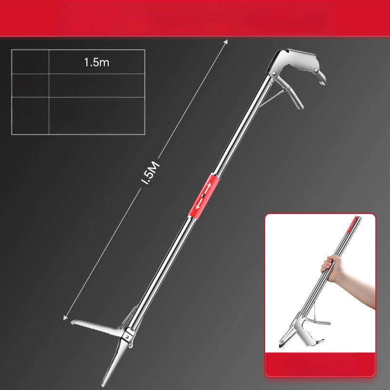 Pagarināts zuša klipsis jūras makšķerēšanai, sabiezinātas zuša knaibles, saliekamas čūskas āķa knaibles, neslīdošs makšķerēšanas āķa rīks jūras makšķerēšanai