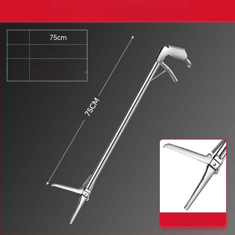 Pagarināts zuša klipsis jūras makšķerēšanai, sabiezinātas zuša knaibles, saliekamas čūskas āķa knaibles, neslīdošs makšķerēšanas āķa rīks jūras makšķerēšanai