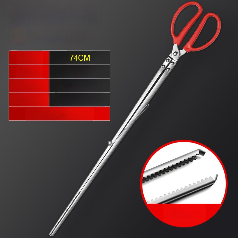 Pagarināts zuša klipsis jūras makšķerēšanai, sabiezinātas zuša knaibles, saliekamas čūskas āķa knaibles, neslīdošs makšķerēšanas āķa rīks jūras makšķerēšanai