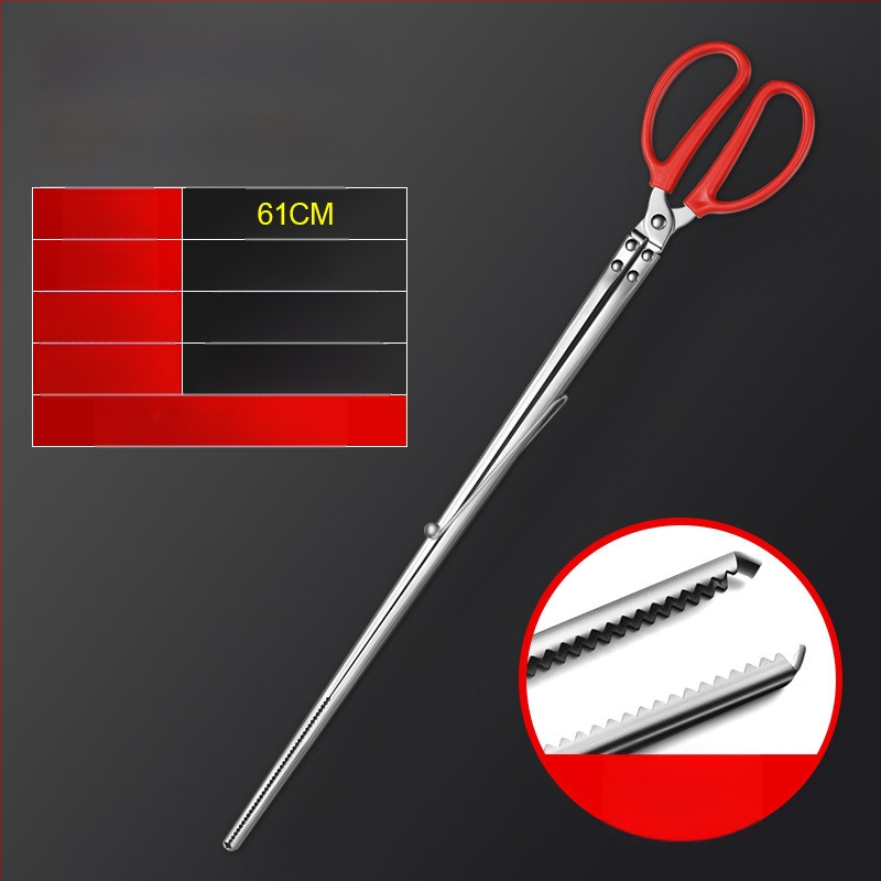 Pagarināts zuša klipsis jūras makšķerēšanai, sabiezinātas zuša knaibles, saliekamas čūskas āķa knaibles, neslīdošs makšķerēšanas āķa rīks jūras makšķerēšanai