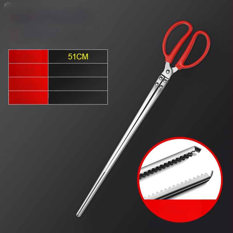 Pagarināts zuša klipsis jūras makšķerēšanai, sabiezinātas zuša knaibles, saliekamas čūskas āķa knaibles, neslīdošs makšķerēšanas āķa rīks jūras makšķerēšanai