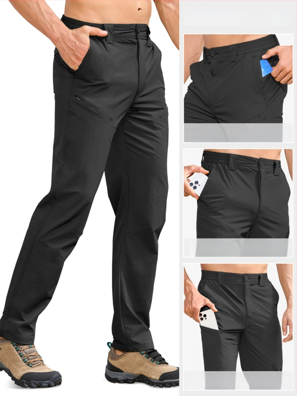 Pantaloni transfrontalieri cu uscare rapidă, pantaloni de asalt impermeabili și respirabili, pantaloni cargo cu buzunare multiple, pantaloni de drumeție subțiri de vară, cu uscare rapidă și respirabili