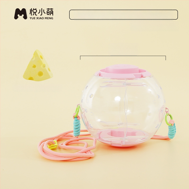 Yue Xiaomengi hamstri puuri jooksupall kaheotstarbeline kuldne karu hiilimismänguasi väljamineku rihmaga pesa ülisuur luksusvilla