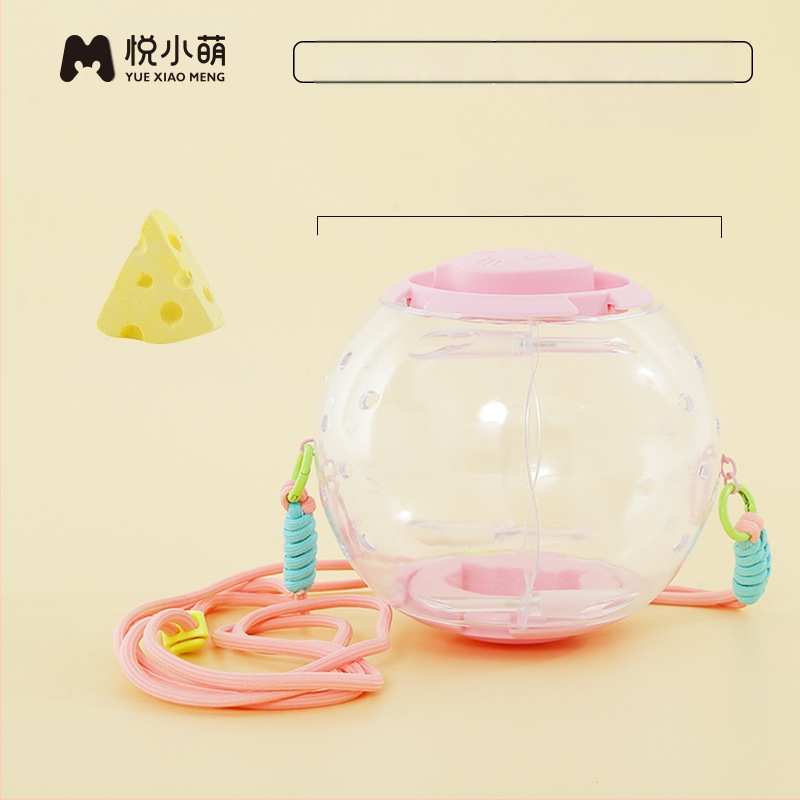 Yue Xiaomengi hamstri puuri jooksupall kaheotstarbeline kuldne karu hiilimismänguasi väljamineku rihmaga pesa ülisuur luksusvilla