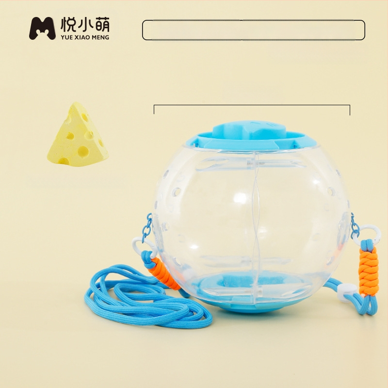 Yue Xiaomengi hamstri puuri jooksupall kaheotstarbeline kuldne karu hiilimismänguasi väljamineku rihmaga pesa ülisuur luksusvilla