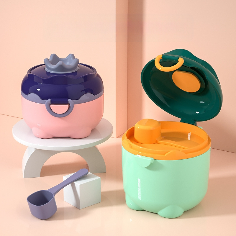 Kūdikių pieno miltelių kasetė Nešiojama išeinanti sandari drėgmei atspari pakuotė Kasetės laikymo bakas Papildoma ryžių makaronų dėžutėje esanti pieno miltelių kasetė