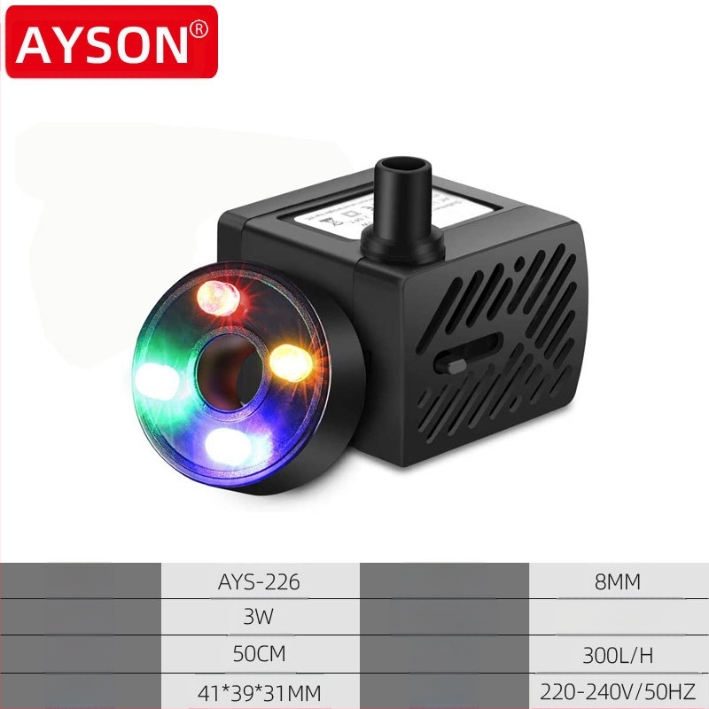 Pompă de circulație a apei curgătoare cu iluminare 110V/220V, pentru fântână artizanală, tip rockerie, SUA/Europa/Marea Britanie/Australia, furnizată de Amazon