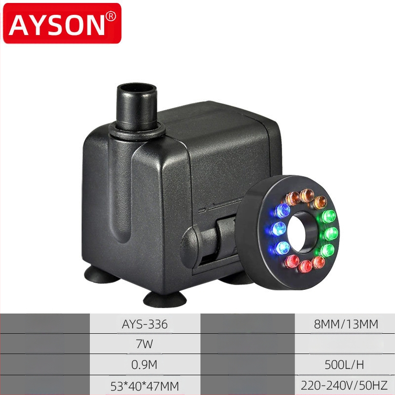 Pompă de circulație a apei curgătoare cu iluminare 110V/220V, pentru fântână artizanală, tip rockerie, SUA/Europa/Marea Britanie/Australia, furnizată de Amazon