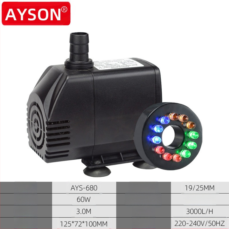 Pompă de circulație a apei curgătoare cu iluminare 110V/220V, pentru fântână artizanală, tip rockerie, SUA/Europa/Marea Britanie/Australia, furnizată de Amazon