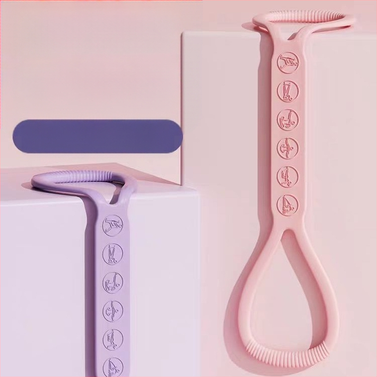 Joonis 8 Resistance Band Silikoonist Jooga Abivahendid Kodune Elastne Bänd Fitness Equipment for Women Fashioning Fashioning Elastne Bänd Õlavarre avamiseks ja Tagasi Ilu Elastne Bänd