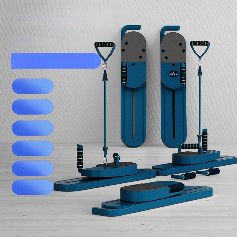 Tiktoki stiilis multifunktsionaalne lõhestatud kõhulihaste treeninglaud kõhulihaste rattaga automaatse tagasilöögiga kõhulihaste treeningvarustus