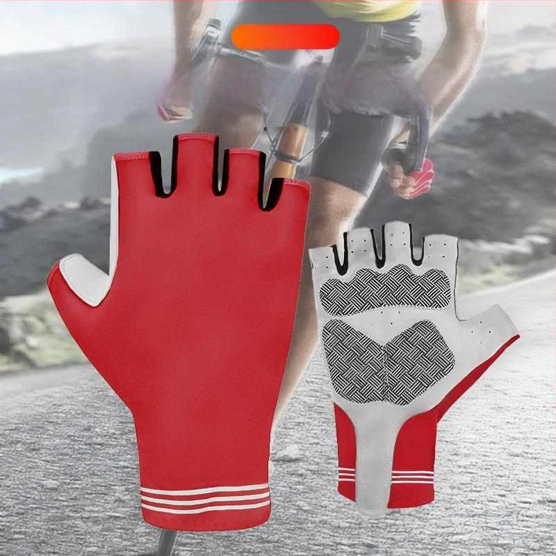 Vīriešu vasaras riteņbraukšanas cimdi, elpojoši, sporta, neslīdoši, saules aizsargkrēmi, elpojoši, riteņbraukšanas, āra, makšķerēšanas, puspirkstu riteņbraukšanas cimdi