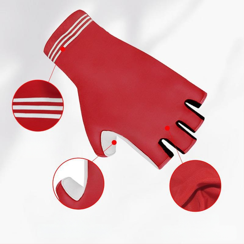 Vyriškos vasarinės kvėpuojančios sportinės neslystančios apsaugos nuo saulės pirštinės, kvėpuojančios važiavimui dviračiu lauke, žvejybai, pusės piršto dviračių pirštinės