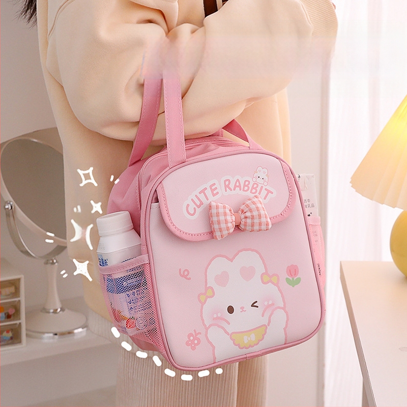 Koomiksikoti lõunasöögikarp, õpilase lõunasöögi isolatsioonikott, suure mahutavusega hoiukott, paksendatud alumiiniumfooliumist kile söögikott