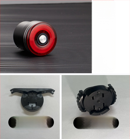 „Yinji SR1pro“ išmanusis dviračio galinis žibintas, C tipo įkrovimas, vandeniui atsparus, naktinio važiavimo galinis žibintas, stabdžių indukcinis galinis žibintas