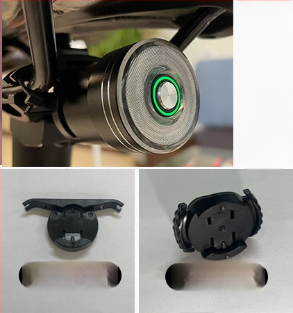 „Yinji SR1pro“ išmanusis dviračio galinis žibintas, C tipo įkrovimas, vandeniui atsparus, naktinio važiavimo galinis žibintas, stabdžių indukcinis galinis žibintas