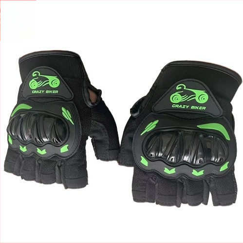 Kietos pusės pirštų pirštinės motociklui Pusės pirštų pirštinės Sportinės lauko pusės pirštų pirštinės Jojimo motociklui Kelionėms Lengvos kvėpuojančios pirštinės