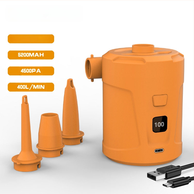 Lauko stovyklavimo belaidis nešiojamas oro siurblys, oro čiužinys, baseino plaukimo žiedas, buitinis vakuuminis suspaudimo maišelis, oro pompa