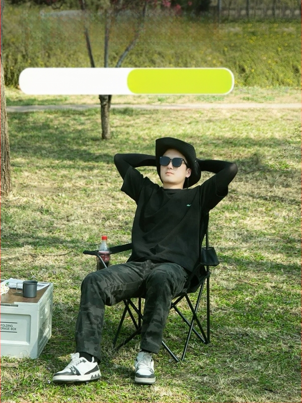 Āra atpūtas krēsls kempinga pārnēsājams saliekams krēsls Oksfordas auduma makšķerēšanas krēsls Mēness krēsls sporta atpūtas pludmales krēsls