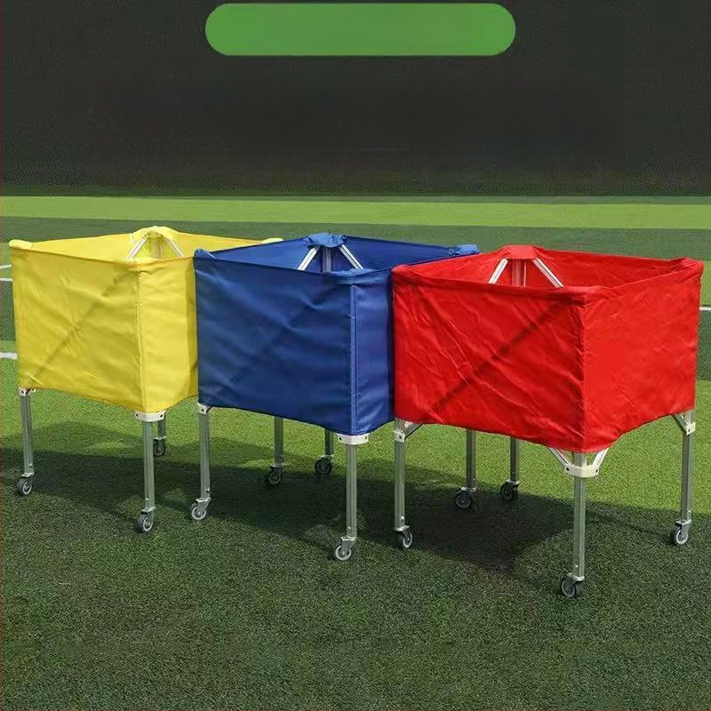 Bumbu ratiņi basketbola ratiņi pārvietojami, saliekami, pārnēsājami bumbu iekraušanas rāmii bērnudārza volejbola futbola grozu uzglabāšanas ratiņi