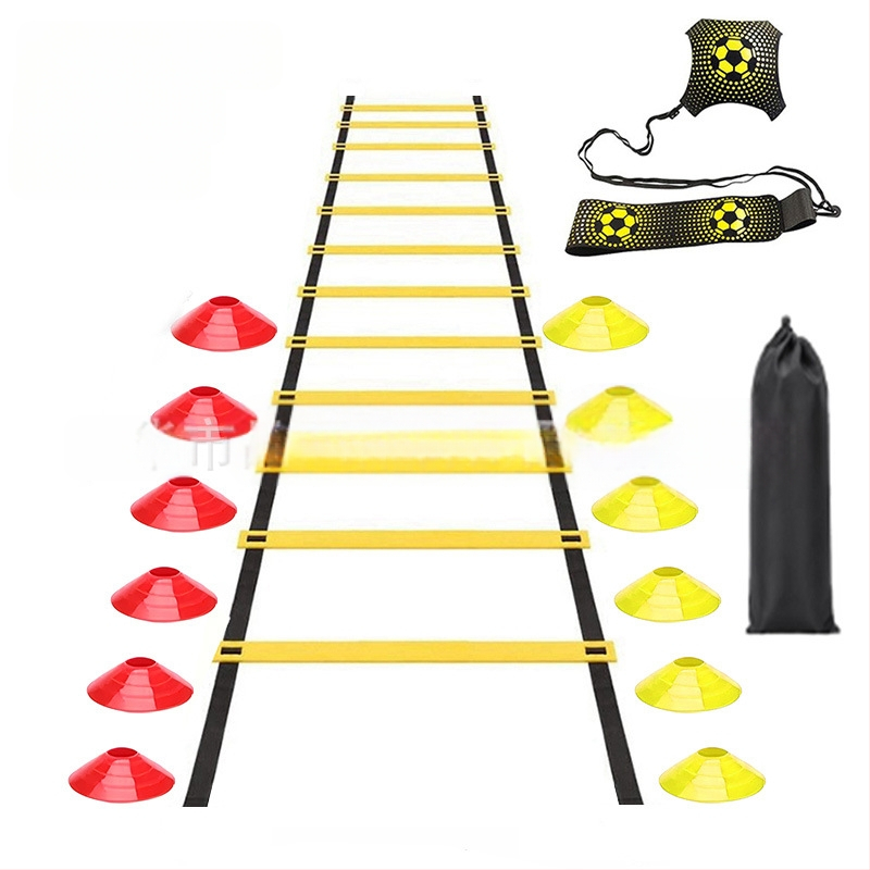 Комплект стълби за ловкост Безплатна комбинация от оборудване за футболни тренировки с най-продаваните стълби за ловкост в чужбина