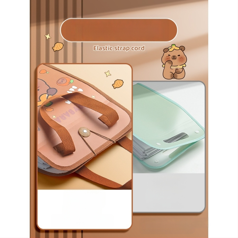 A4 käekoti dokumendikott 13-ruuduline organikott testpaberist kott mitmekihiline suure mahutavusega käeshoitav paberihoidik algkooliõpilastele