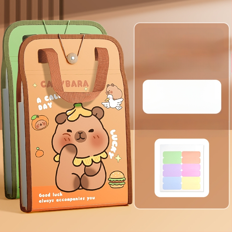 A4 käekoti dokumendikott 13-ruuduline organikott testpaberist kott mitmekihiline suure mahutavusega käeshoitav paberihoidik algkooliõpilastele