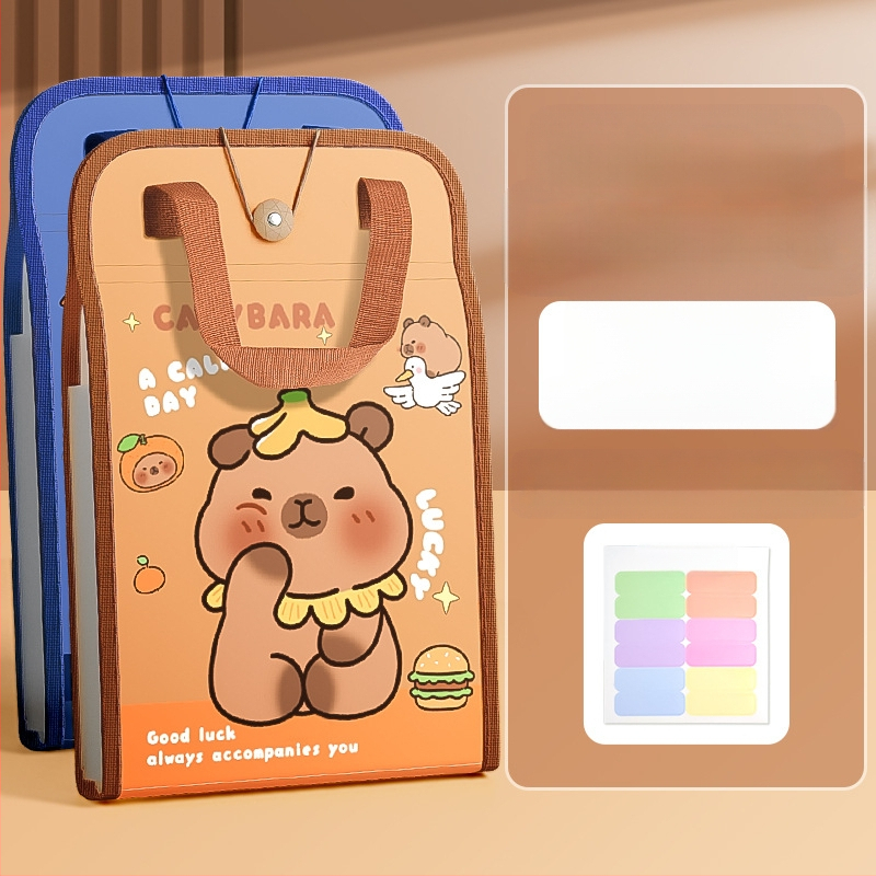 A4 käekoti dokumendikott 13-ruuduline organikott testpaberist kott mitmekihiline suure mahutavusega käeshoitav paberihoidik algkooliõpilastele