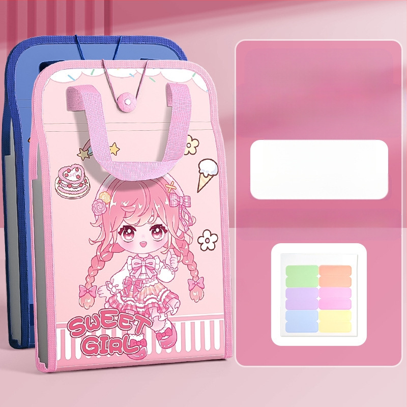 A4 käekoti dokumendikott 13-ruuduline organikott testpaberist kott mitmekihiline suure mahutavusega käeshoitav paberihoidik algkooliõpilastele