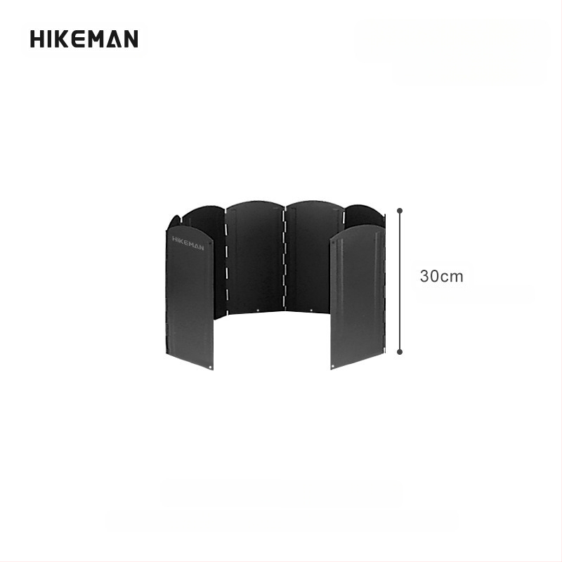 Õues must suur tuuleklaas telkimiseks BBQ lõkkepliit kokkupandav köögitarbed tsingitud leht soojust koguv tuuleklaas