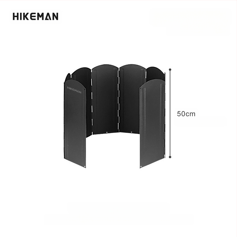 Õues must suur tuuleklaas telkimiseks BBQ lõkkepliit kokkupandav köögitarbed tsingitud leht soojust koguv tuuleklaas