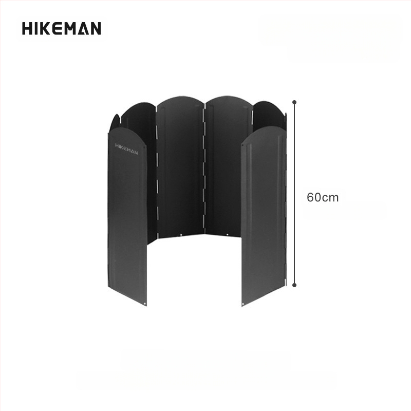 Õues must suur tuuleklaas telkimiseks BBQ lõkkepliit kokkupandav köögitarbed tsingitud leht soojust koguv tuuleklaas