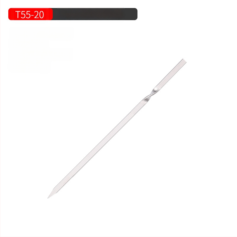 Õues kasutatavad puhtast titaanist grillipulgad, kodugrillivardad, kaasaskantavad telkimisgrilli tööriistad, vardad, niit, lame käepide