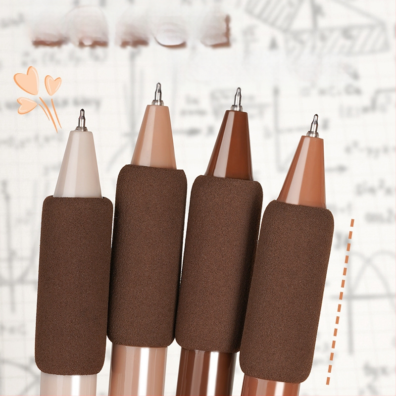 Kohvipintsel kiiresti kuivav pliiats kõrge värviväärtusega pintsliga pliiats must pliiats pressi geelpliiats keskkooli õpilaste kontoritarbed