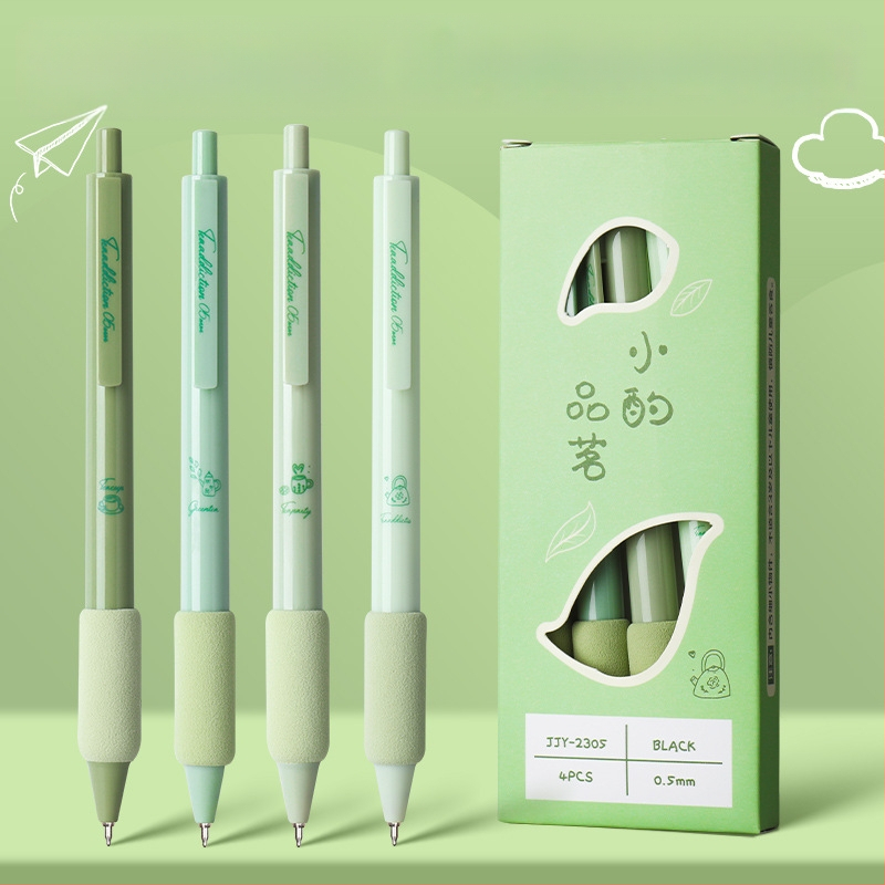 Kohvipintsel kiiresti kuivav pliiats kõrge värviväärtusega pintsliga pliiats must pliiats pressi geelpliiats keskkooli õpilaste kontoritarbed