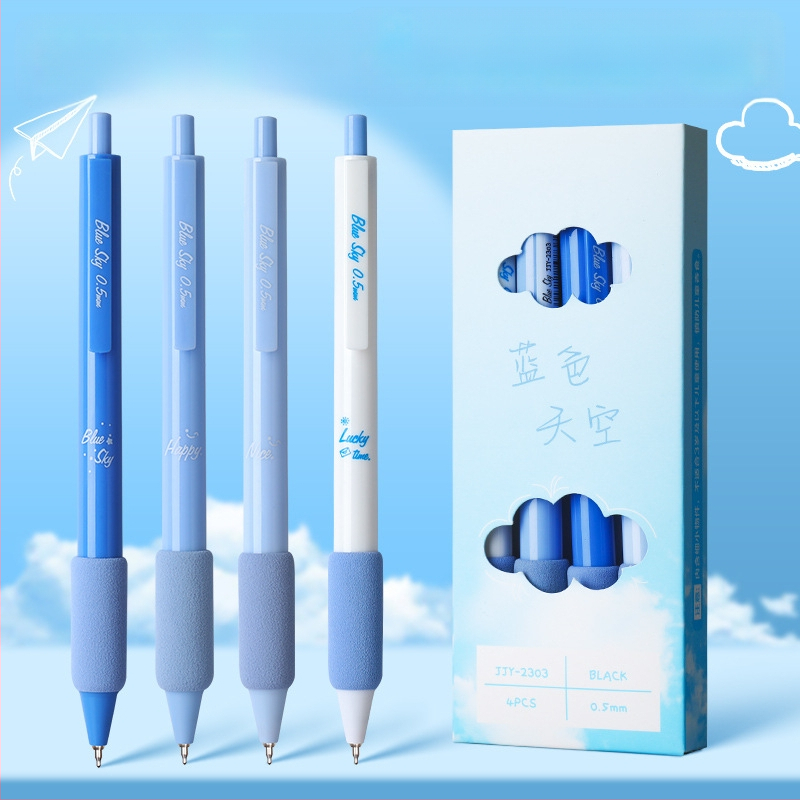 Kohvipintsel kiiresti kuivav pliiats kõrge värviväärtusega pintsliga pliiats must pliiats pressi geelpliiats keskkooli õpilaste kontoritarbed