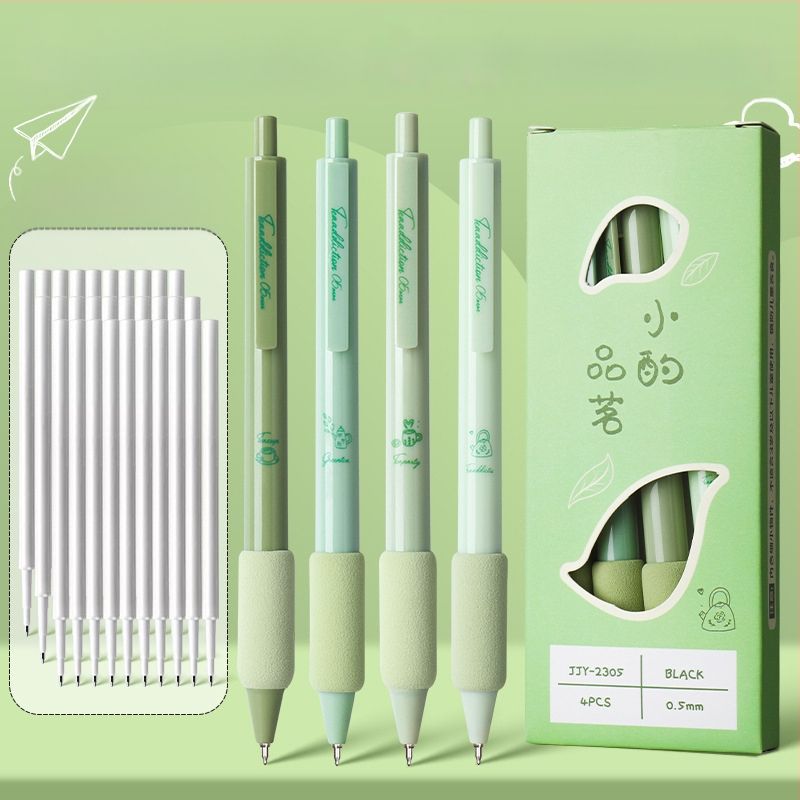 Kohvipintsel kiiresti kuivav pliiats kõrge värviväärtusega pintsliga pliiats must pliiats pressi geelpliiats keskkooli õpilaste kontoritarbed