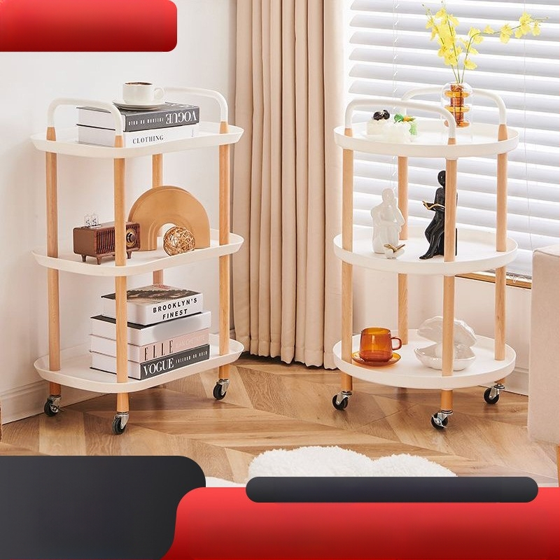 Põhjala stiilis lihtne mitmekihiline magamistoa voodiäärne rõdu teisaldatav elutoa kodu kohvilaud põranda hoiuriiul