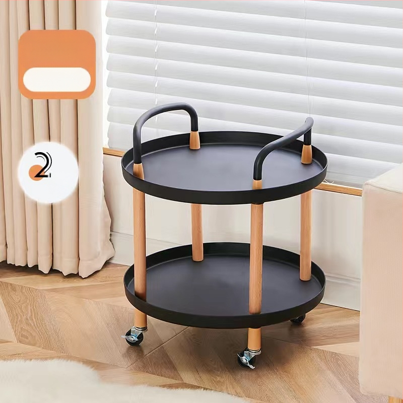 Põhjala stiilis lihtne mitmekihiline magamistoa voodiäärne rõdu teisaldatav elutoa kodu kohvilaud põranda hoiuriiul