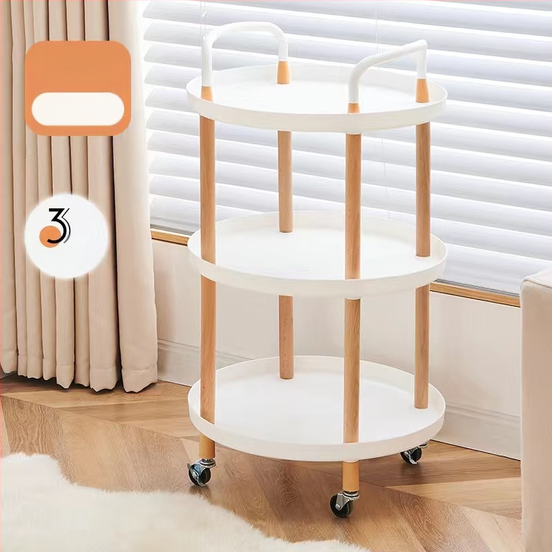 Põhjala stiilis lihtne mitmekihiline magamistoa voodiäärne rõdu teisaldatav elutoa kodu kohvilaud põranda hoiuriiul