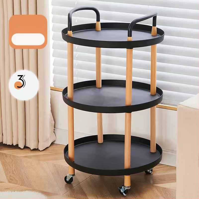 Põhjala stiilis lihtne mitmekihiline magamistoa voodiäärne rõdu teisaldatav elutoa kodu kohvilaud põranda hoiuriiul