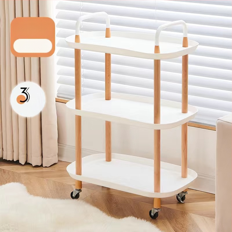 Põhjala stiilis lihtne mitmekihiline magamistoa voodiäärne rõdu teisaldatav elutoa kodu kohvilaud põranda hoiuriiul