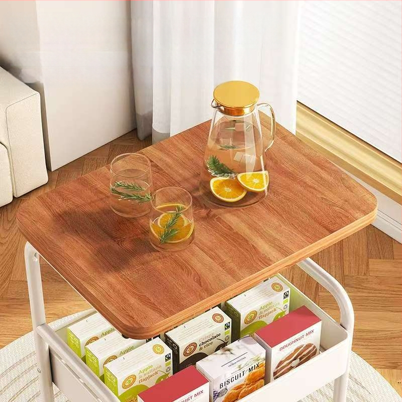 Piiriülene teisaldatav majapidamises kasutatav mitmekihiline elutuba, süsinikterasest suupistete hoiuriiul, hoiukäru lauaplaadiga, väike käru hoiuriiul