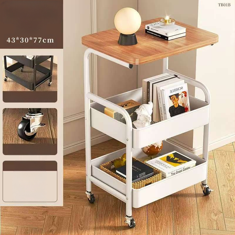 Piiriülene teisaldatav majapidamises kasutatav mitmekihiline elutuba, süsinikterasest suupistete hoiuriiul, hoiukäru lauaplaadiga, väike käru hoiuriiul