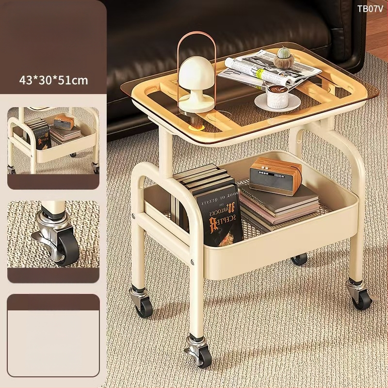 Piiriülene teisaldatav majapidamises kasutatav mitmekihiline elutuba, süsinikterasest suupistete hoiuriiul, hoiukäru lauaplaadiga, väike käru hoiuriiul