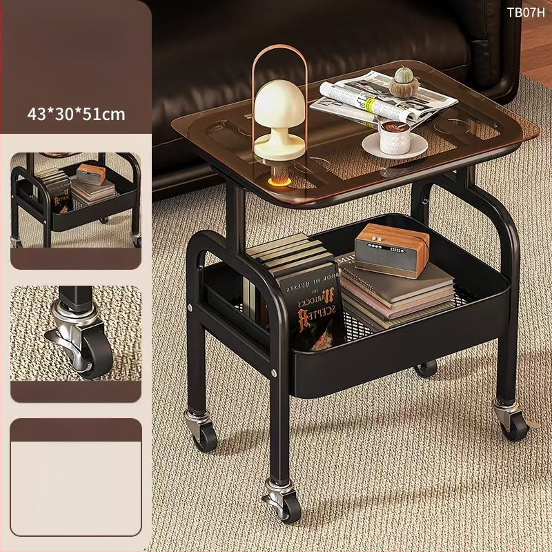 Piiriülene teisaldatav majapidamises kasutatav mitmekihiline elutuba, süsinikterasest suupistete hoiuriiul, hoiukäru lauaplaadiga, väike käru hoiuriiul