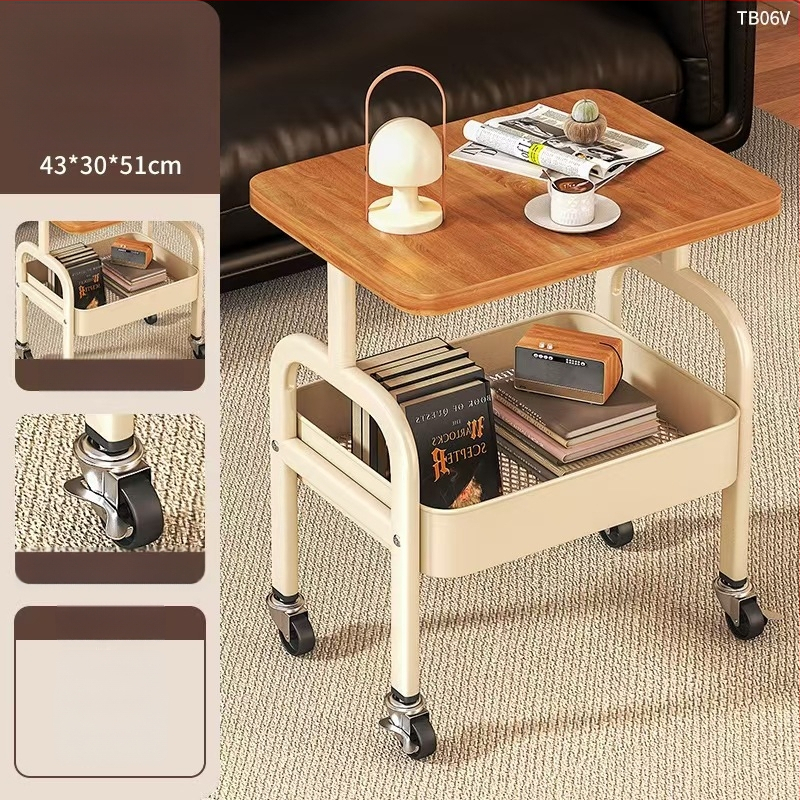 Piiriülene teisaldatav majapidamises kasutatav mitmekihiline elutuba, süsinikterasest suupistete hoiuriiul, hoiukäru lauaplaadiga, väike käru hoiuriiul